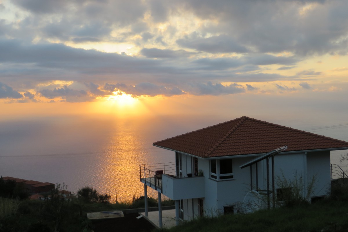 Mar e mais Ferienhaus Madeira maremais Meerblick Sonnenuntergang