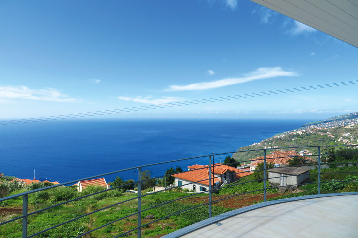 Mar e mais Ferienhaus Madeira Blick von der Dachterrasse